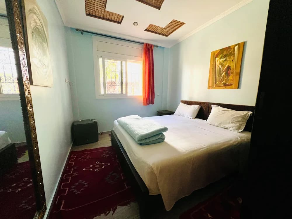 Private single room at Let's Surf Morocco