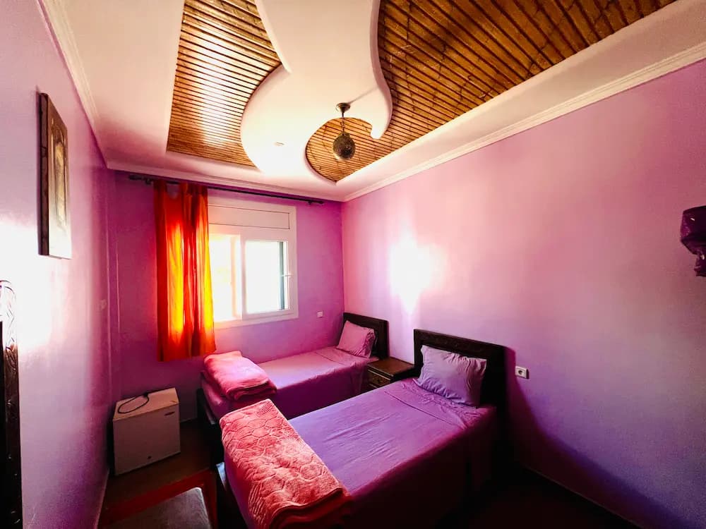 Shared room and communal accommodation at Let's Surf Morocco